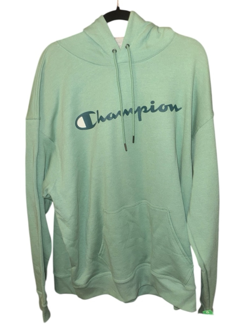 NWT Champion Mint Green Pullover Hoodie with Logo